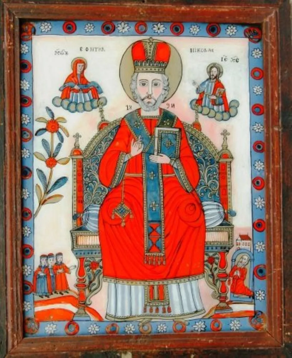 Sfântul Ierarh Nicolae, by Unknown, 1894