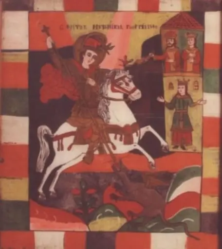 Sfântul Mare Mucenic Gheorghe, by Unknown