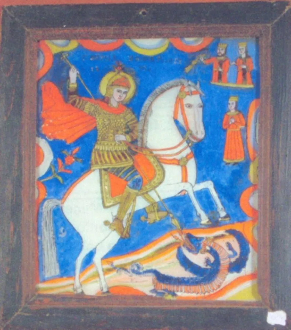 Sfântul Mare Mucenic Gheorghe, by Unknown, 1899