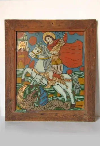 Sfântul Mare Mucenic Gheorghe Purtător de Biruință, by Unknown
