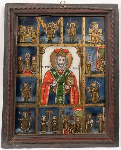 Sfântul Nicolae-prăznicar, by Unknown