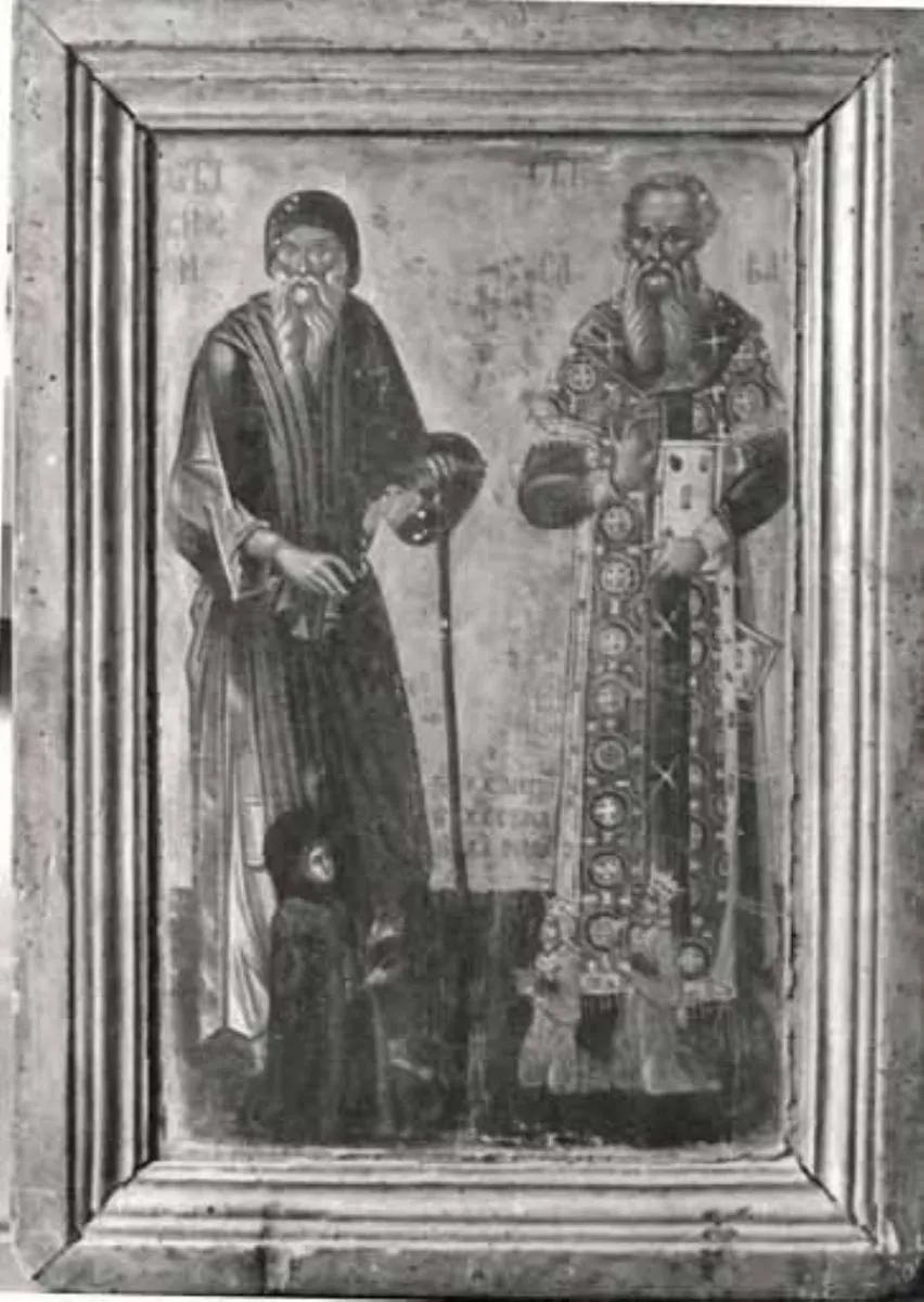 Sfinții Simeon și Sava, by Unknown, 1522