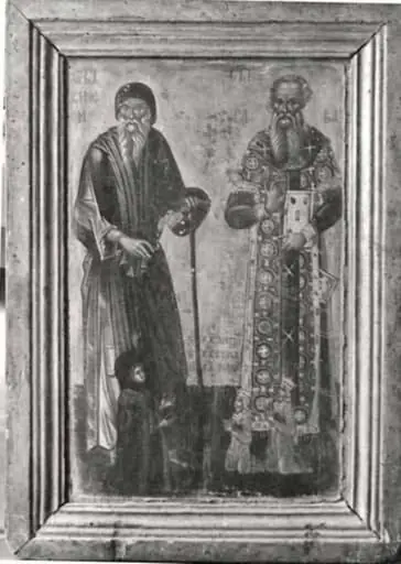 Sfinții Simeon și Sava, by Unknown