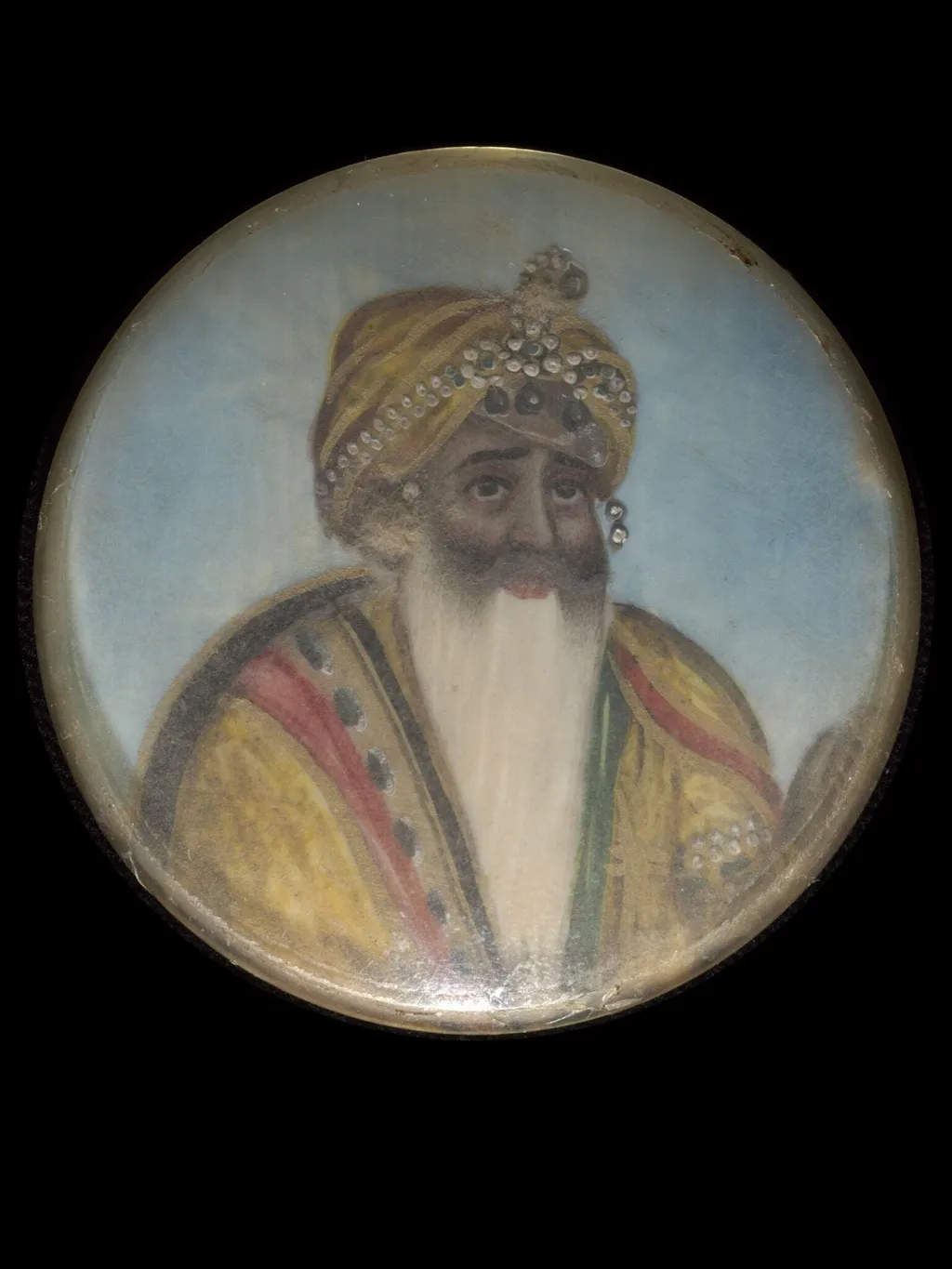 Sham Singh Atariwala, by Unknown, paint, 1850