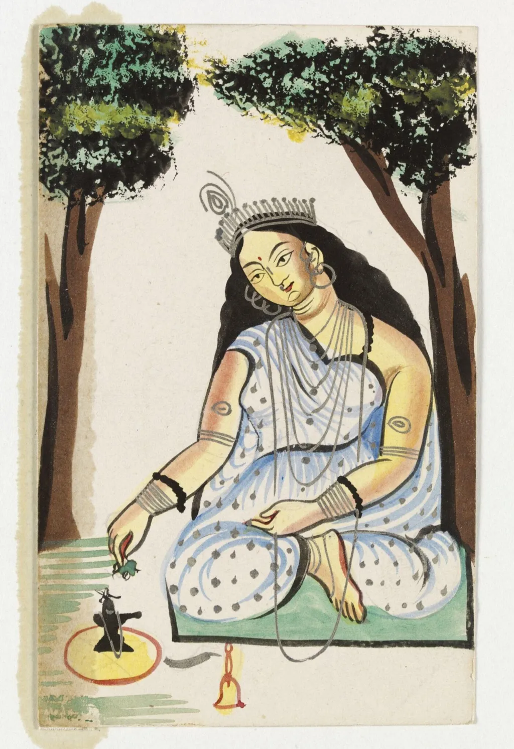 Shanti Devi, by Unknown, paint, 1890