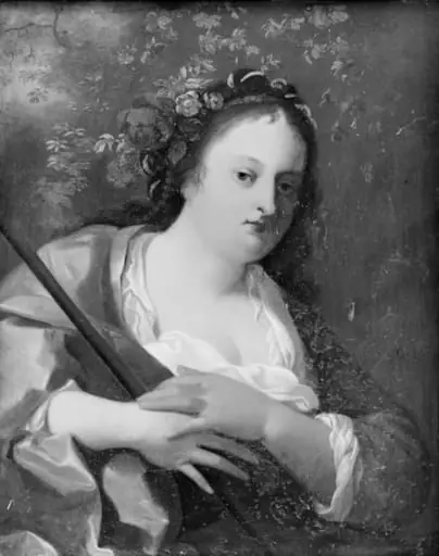 Shepherdess, by Unknown