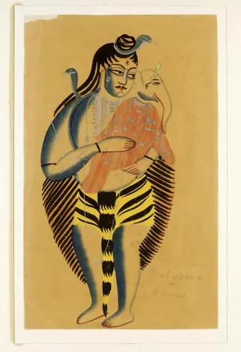 Shiva and Ganesha, by Unknown