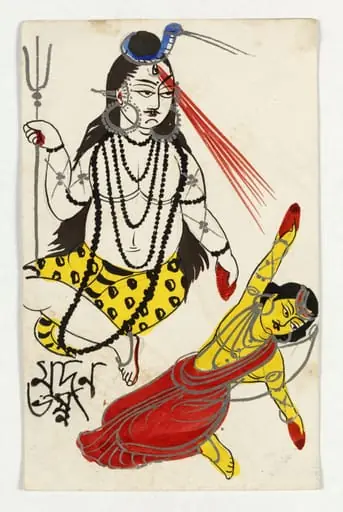 Shiva and Kama (Madana), by Unknown