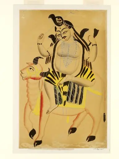 Shiva on Nandi, by Unknown