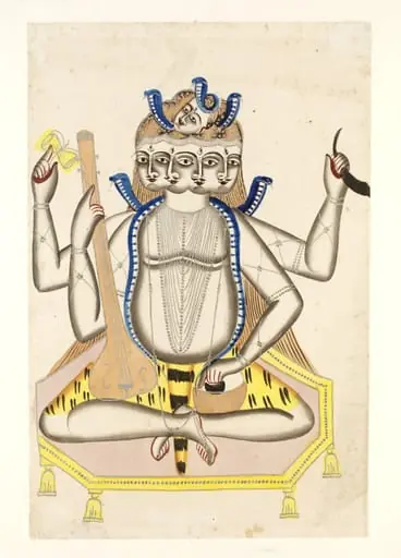 Shiva Panchanana, by Unknown