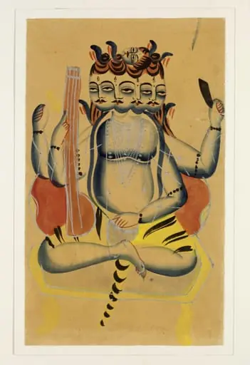 Shiva Panchanana, by Unknown