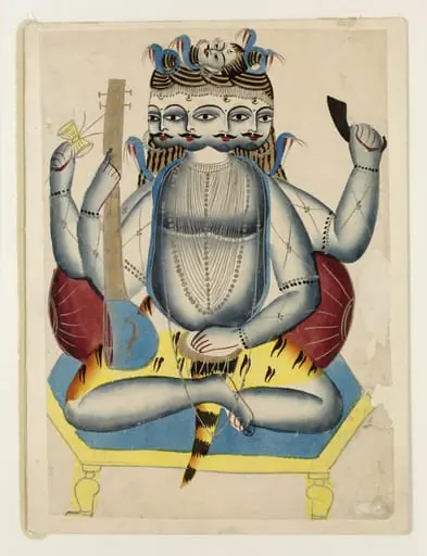 Shiva Panchanana, by Unknown