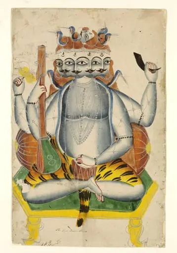 Shiva Panchanana, by Unknown
