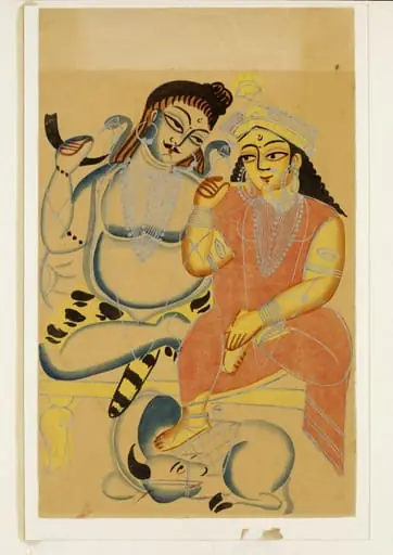 Shiva, Parvati and Nandi, by Unknown
