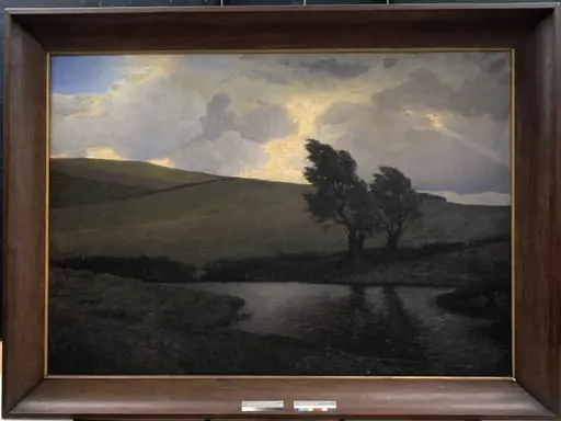 Showery Landscape. Jægerspris, Zealand, by Unknown