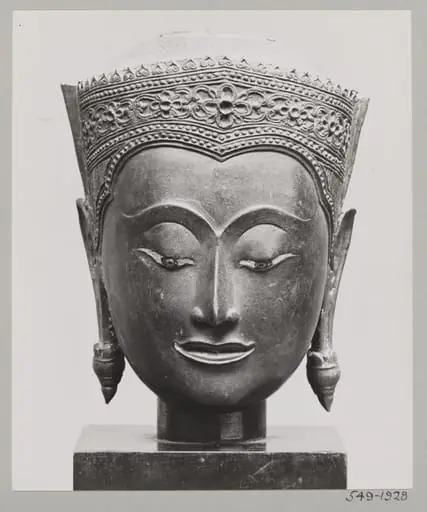 Siamese bronze sculpture of Buddha, 14th or 15th century, V&A Museum, by Unknown