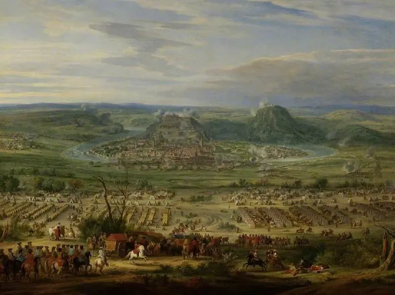 Siege of Besançon by Condé in 1674, by Unknown
