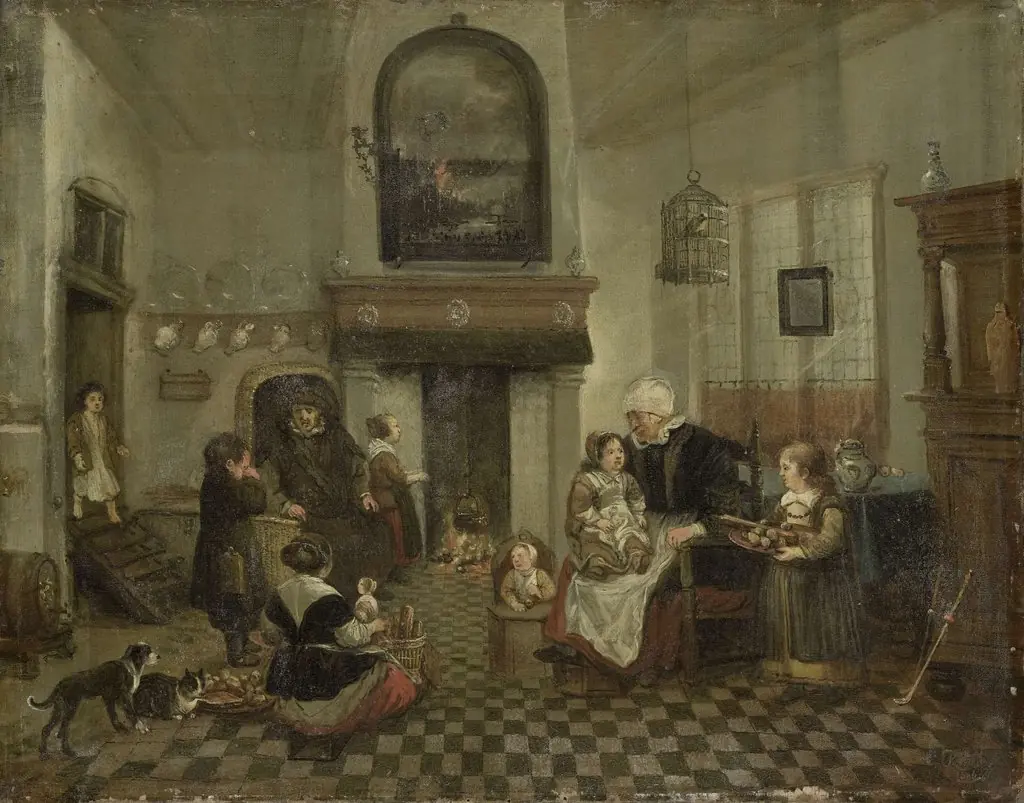 Sint Nicolaasfeest, by Unknown, 1800