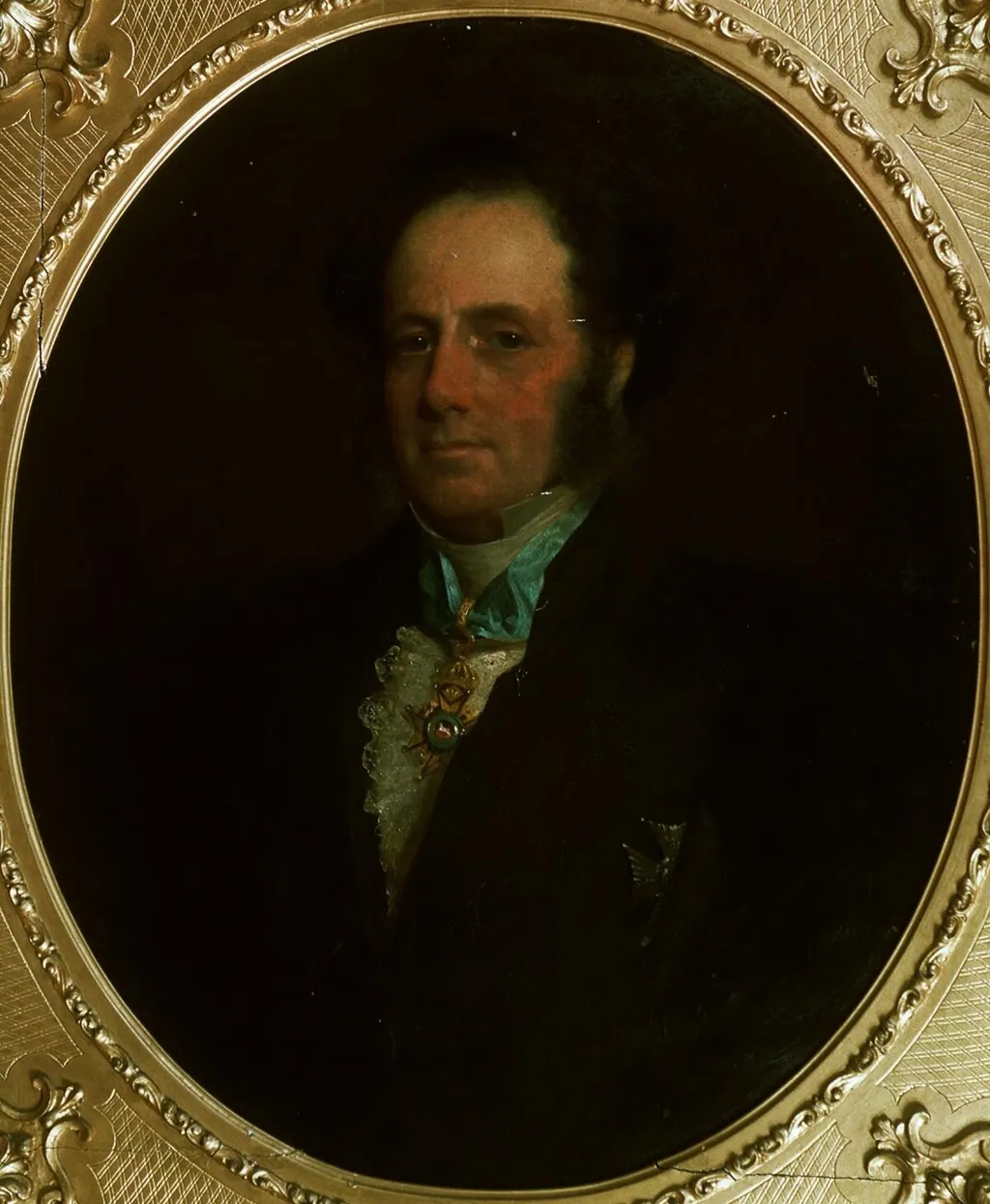 Sir David Davies (1792-1865), by Unknown, oil, 1840