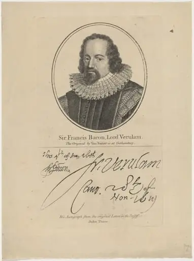 Sir Francis Bacon, Lord Verulam, by Unknown