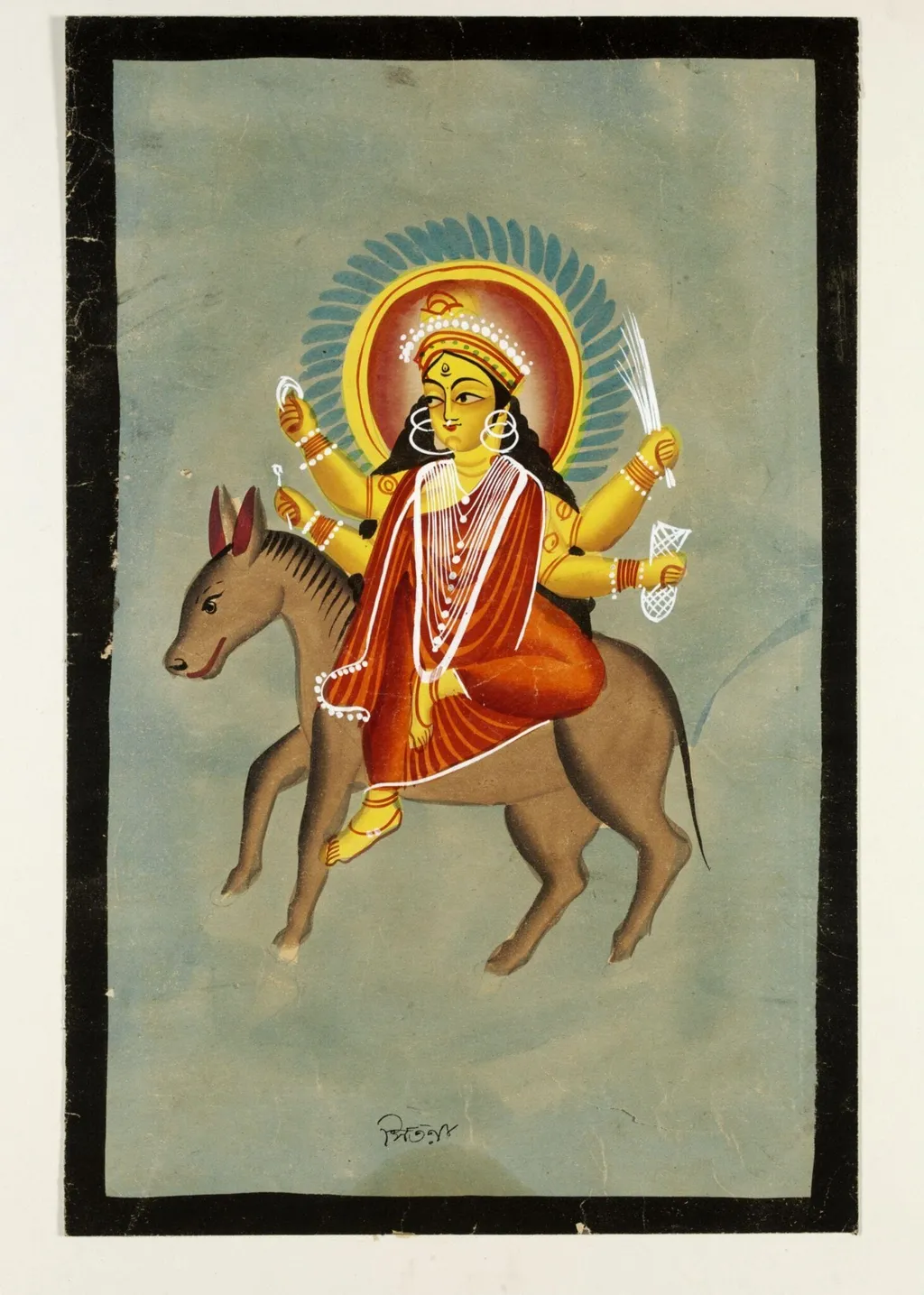 Sitala, by Unknown, paint, 1885