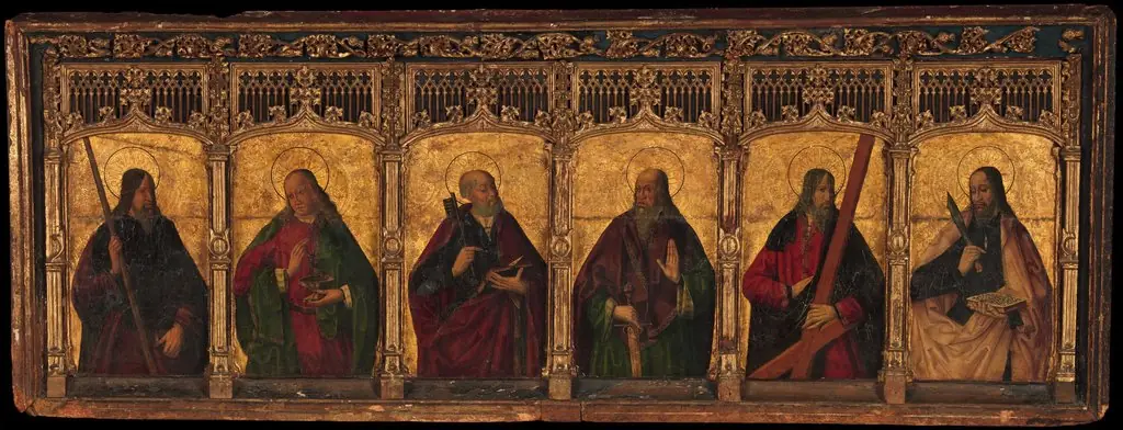 Six Apostles, by Unknown, 1500