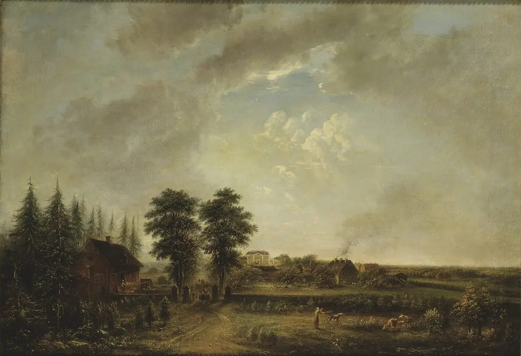Skebo Manor and Ironworks, by Unknown