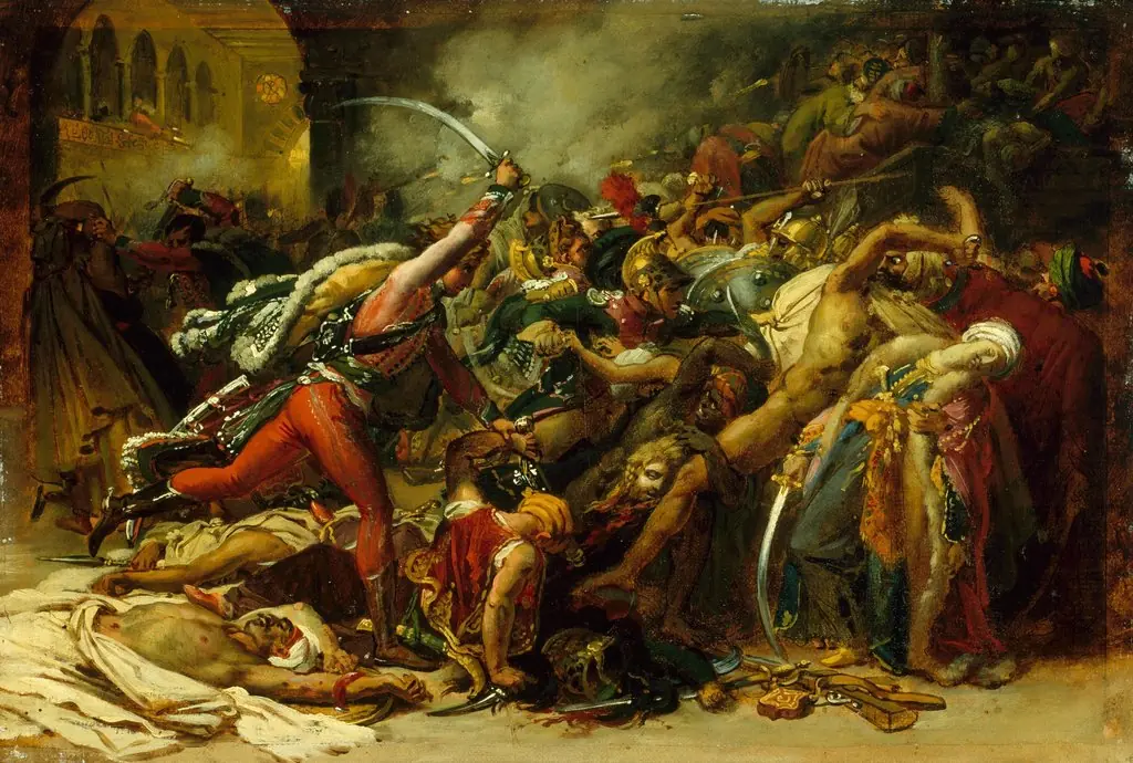 Sketch for The Revolt of Cairo, by Unknown