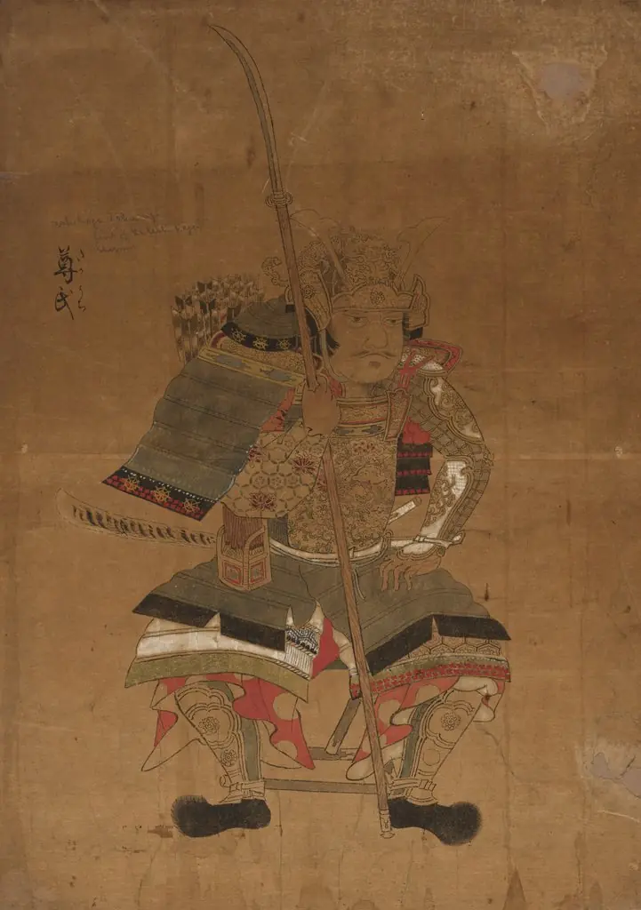 Sketch Model for Portraits of Ashikaga Takauji, by Unknown