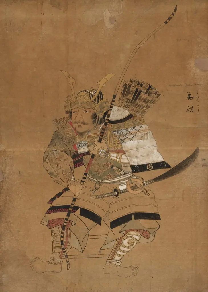 Sketch Model for Portraits of Minamoto Tametomo, by Unknown