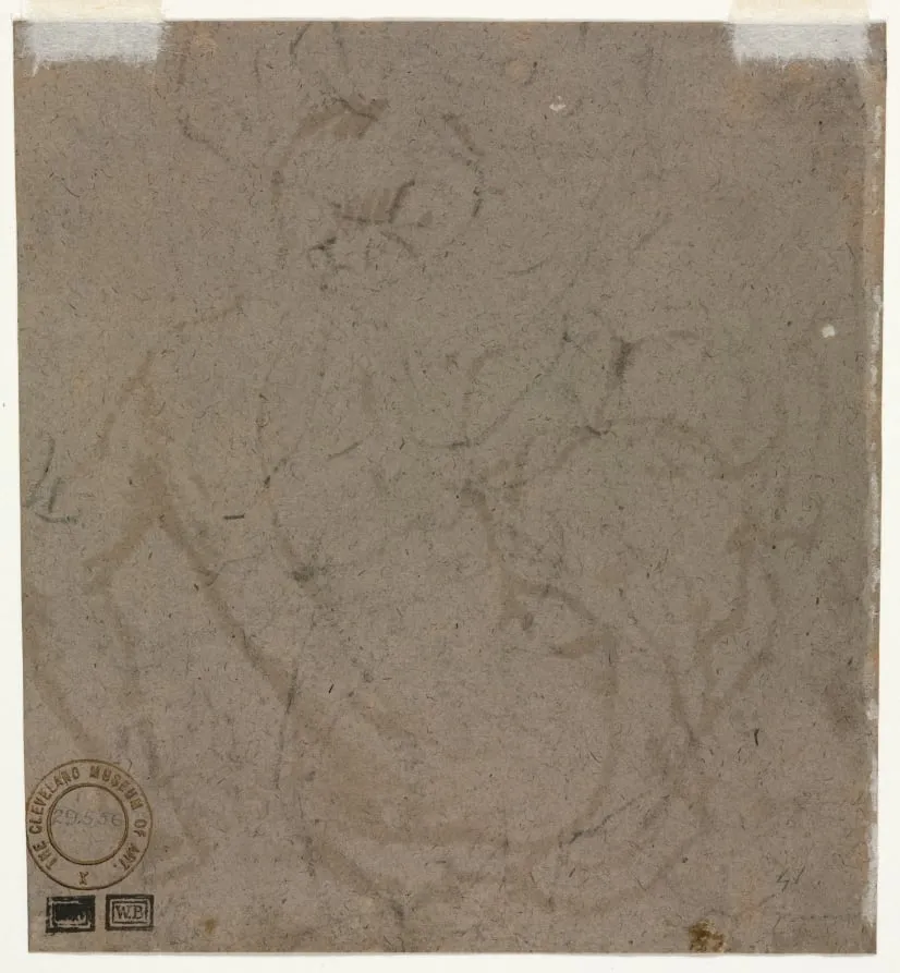 Sketch (verso), by Unknown, 1504