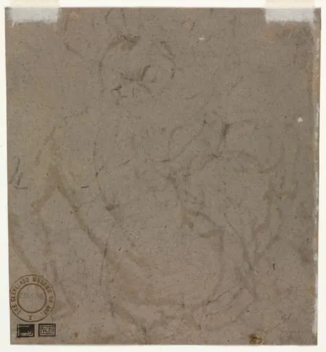Sketch (verso), by Unknown