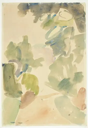 Skovvej. Farvestudie, by Unknown