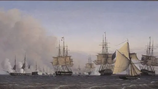 Slaget på Rheden den 2. april 1801, by Unknown