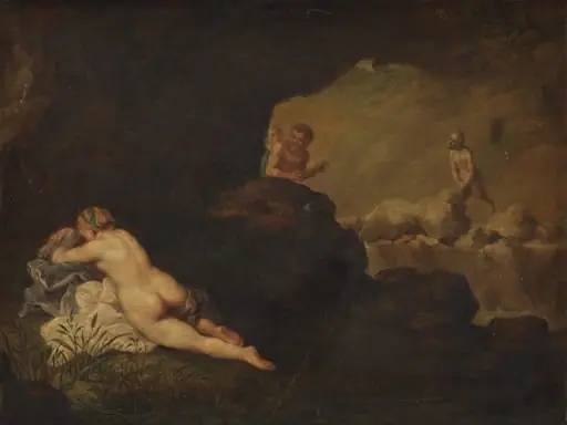 Sleeping Nymph, by Unknown