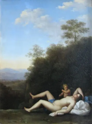 Sleeping Nymph, by Unknown