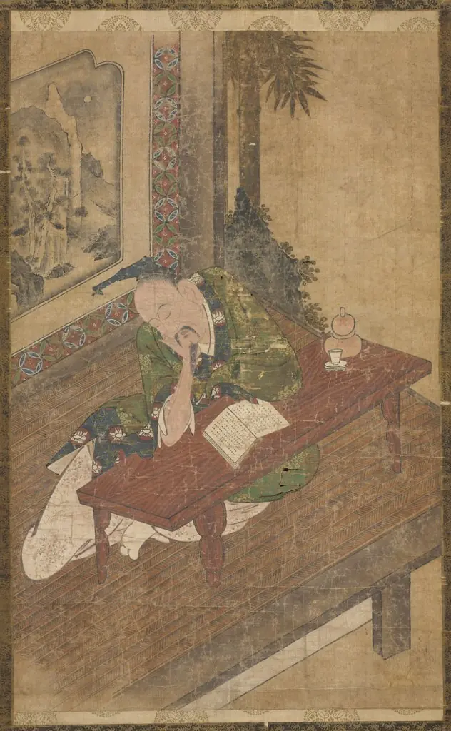 Sleeping Poet, by Unknown