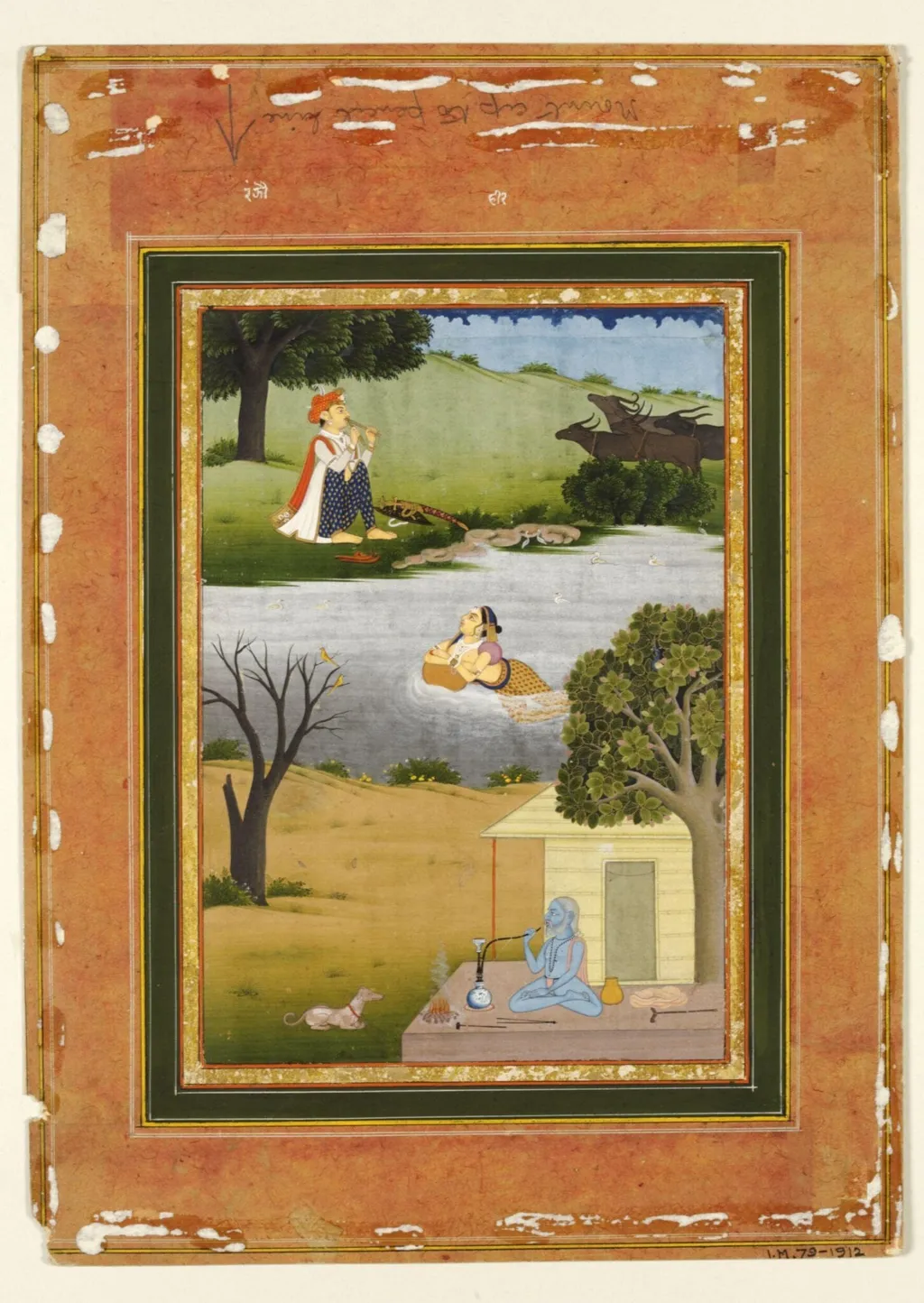 Sohni and Mahinval, by Unknown, paint, 1850