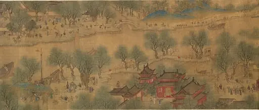 清  佚名  清明上河圖  卷|Spring Festival on the River, by Unknown, 1749