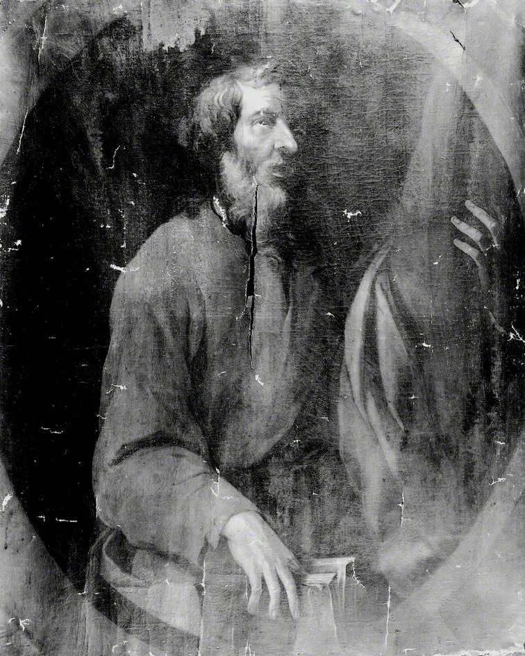 St Andrew (?), by Unknown, oil, 1690