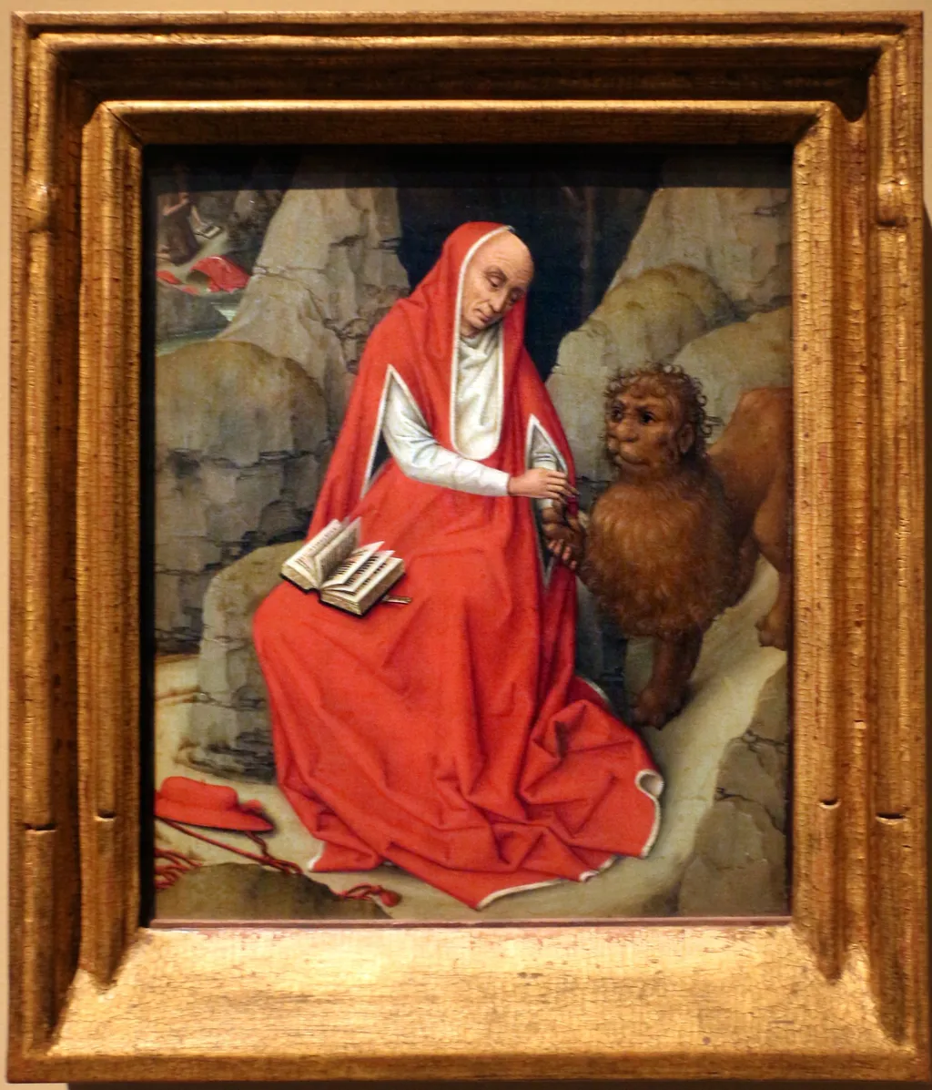 St Jerome in the Desert, by Unknown, unspecified, 1450