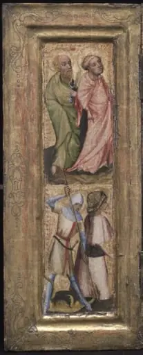 St. Peter, St. Paul, St. George, and St. James the Greater, by Unknown
