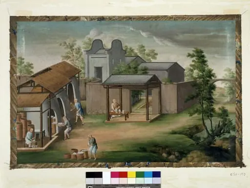 Stacking the Kiln, by Unknown