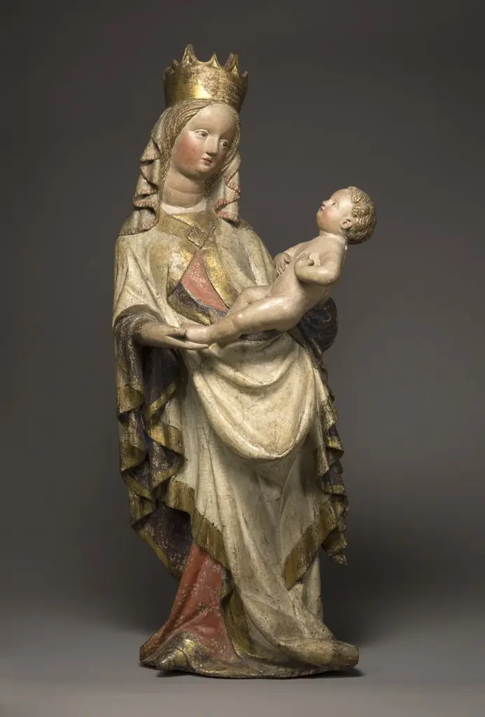 Standing Virgin and Child, by Unknown, 1420