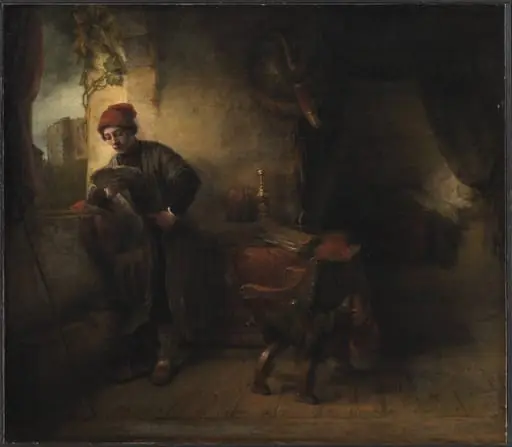 Standing Young Man at the Window in his Study Reading, known as"The Student", by Unknown