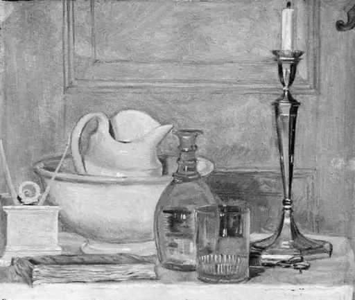 Still Life in White and Grey, by Unknown