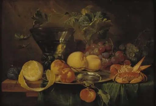 Still Life with a Roemer, by Unknown