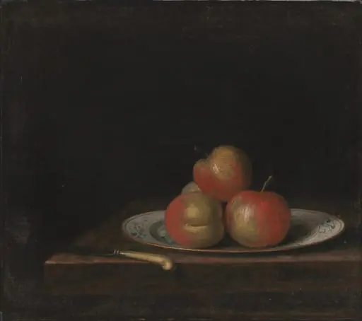 Still Life with Apples on an 'East Indian' Plate, by Unknown
