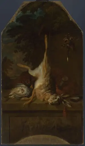 Still Life with Dead Hare and Partridges, by Unknown