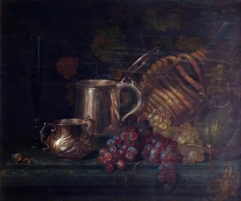 Still Life with Fruit and Silver, by Unknown